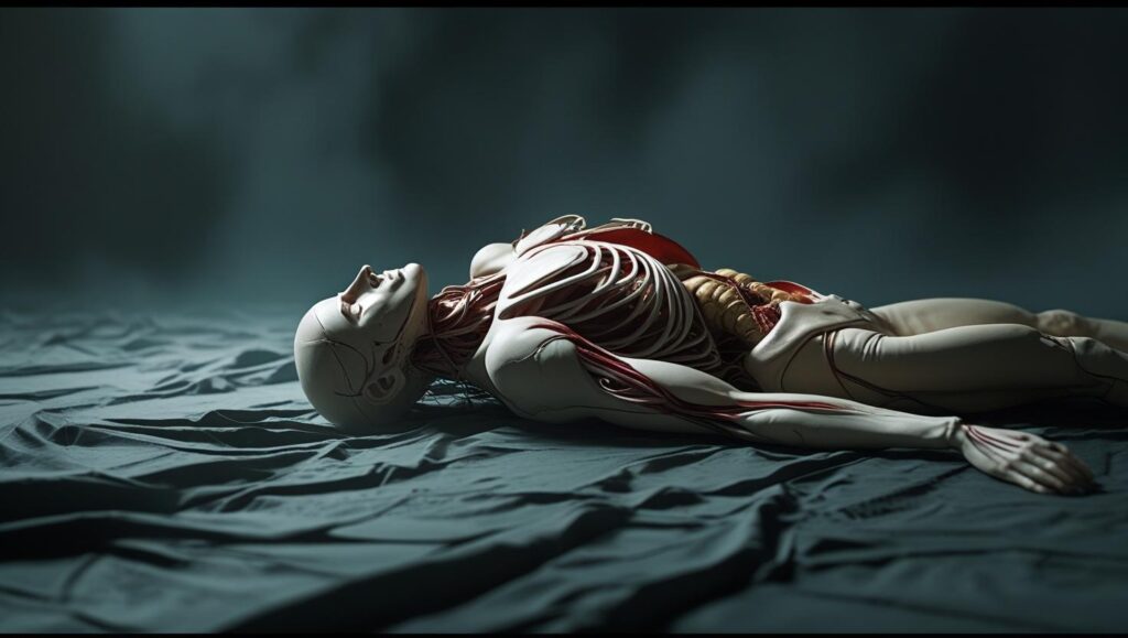 The lack of human existence.